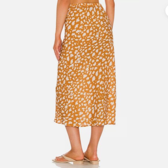 NWT RESA Women’s Size Small Isabel Midi Skirt Print Multi-Color - Picture 3 of 6